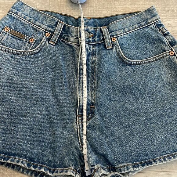 VTG Calvin Klein High Waist Jean Shorts 27 Waist - Picture 9 of 12